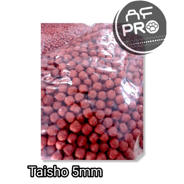 MAKANAN IKAN KOI TAISHO MERAH 1MM, 2MM, 5MM 10KG