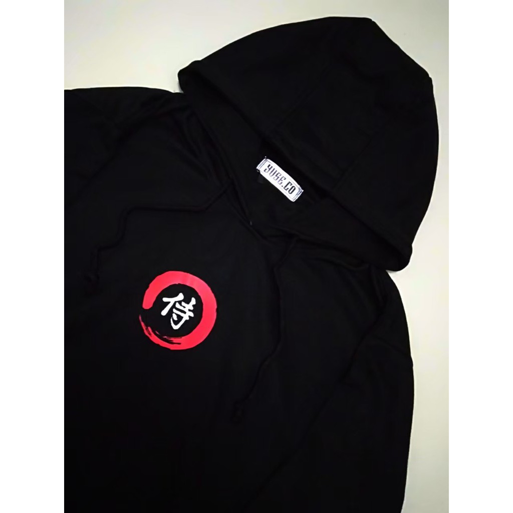 Jaket Hoodie YUSEKO JAPANESE LATTERS  – Black Edition Trendy Casual Unisex Good Brand Quality Stylis