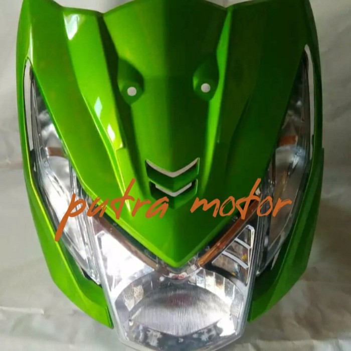 PROMO  full set tameng body depan beat fi 2013-2014 hijau