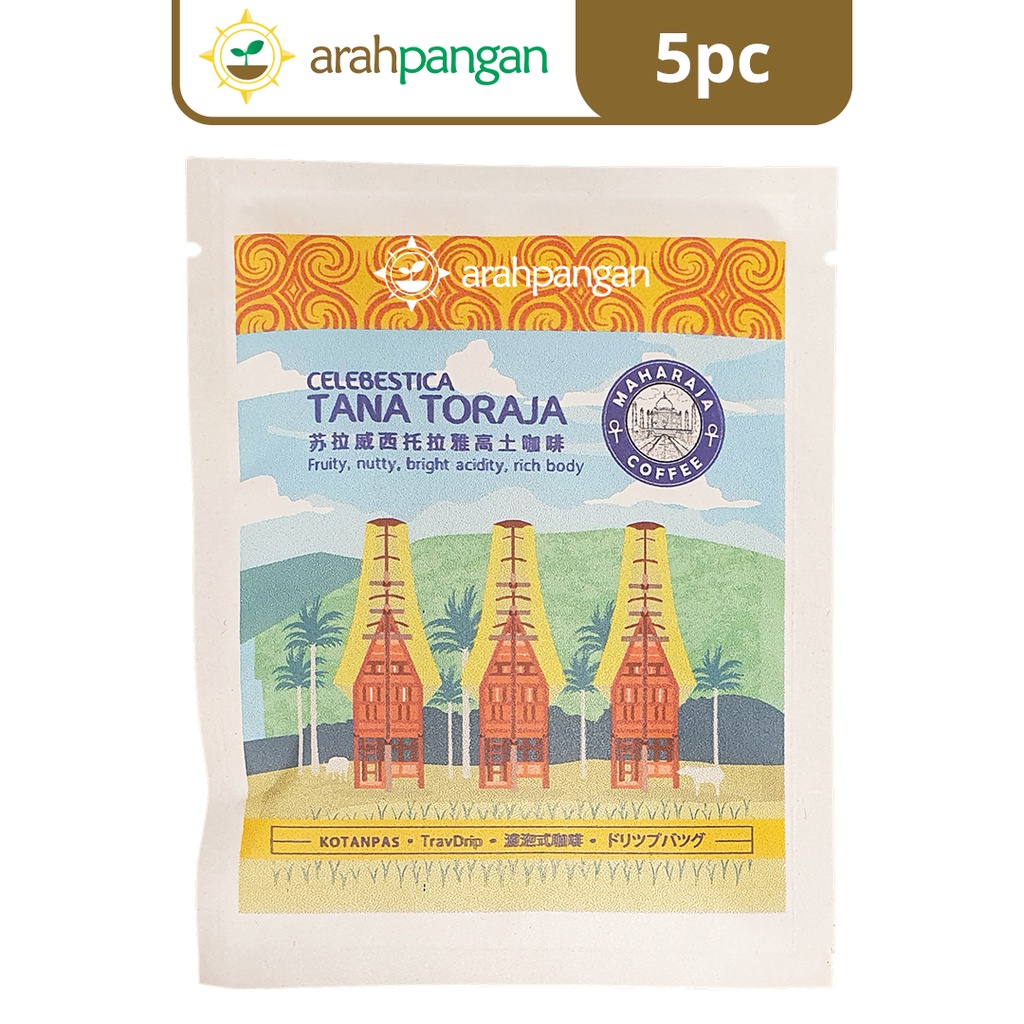

Drip Coffee Celebestica TANA TORAJA Blend Kopi Tanpa Ampas Maharaja