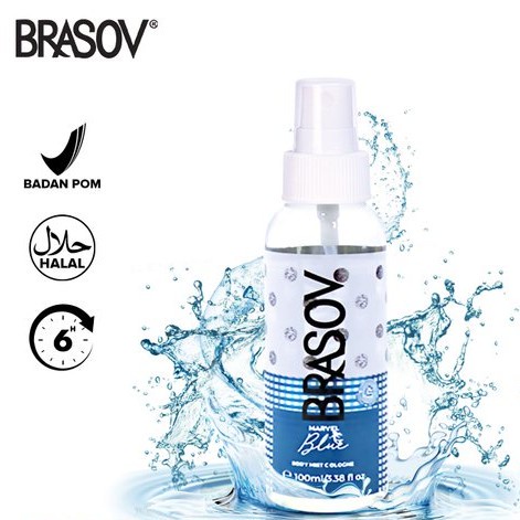 BRASOV Body Mist Spray Cologne Refreshing Fragrance 100mL (VH)