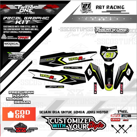 Rbt decal veganew smp stiker kekinian ⭐JUPITER VEGA NEW trail REVO full body dekal
bebek std gtx tra