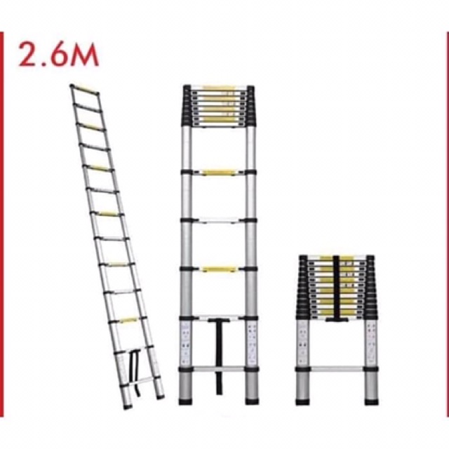 BLACKFOOT-TANGGA TELESCOPIC SINGLE 2,6M // SINGLE TELESCOPIC LADDER