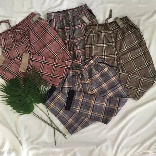  CELANA  TARTAN  PANTS TARTAN  STICK BALIK CELANA  TARTAN  