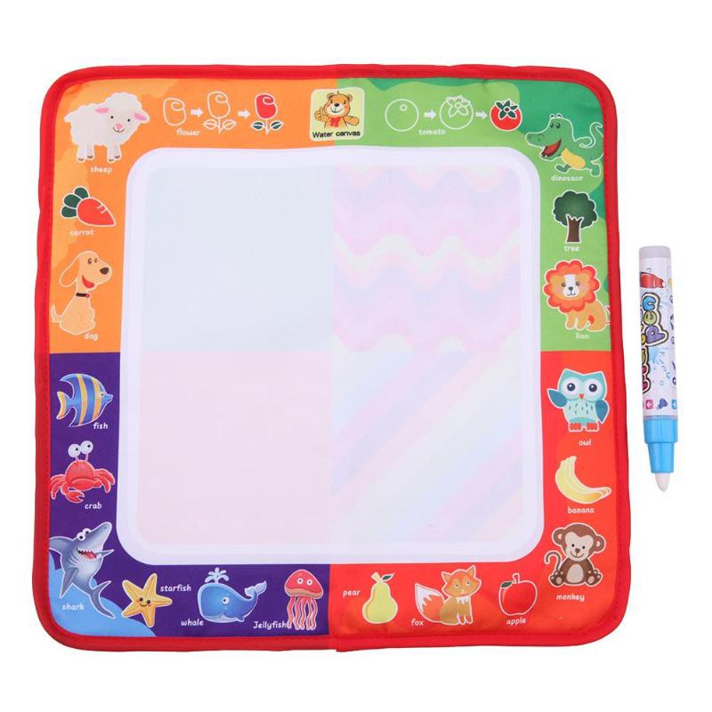 

+> Magic Water Drawing Cloth Cloth With Doodle Painting Pen Water Painting Mat For Children Early