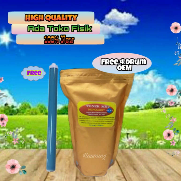 Serbuk Toner MH Gold Free Drum OPC OEM 4pcs HP 85A CE285A P1102 P1102w M1130 M1132 M1212 M1214
