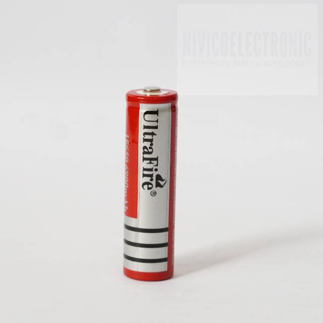 Baterai 18650 ultrafire 4.2 v 6800 mah