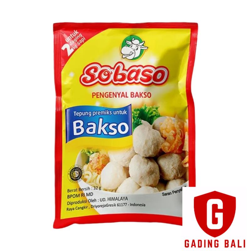 

Pengenyal bakso sobaso sachet kemasan 32gr