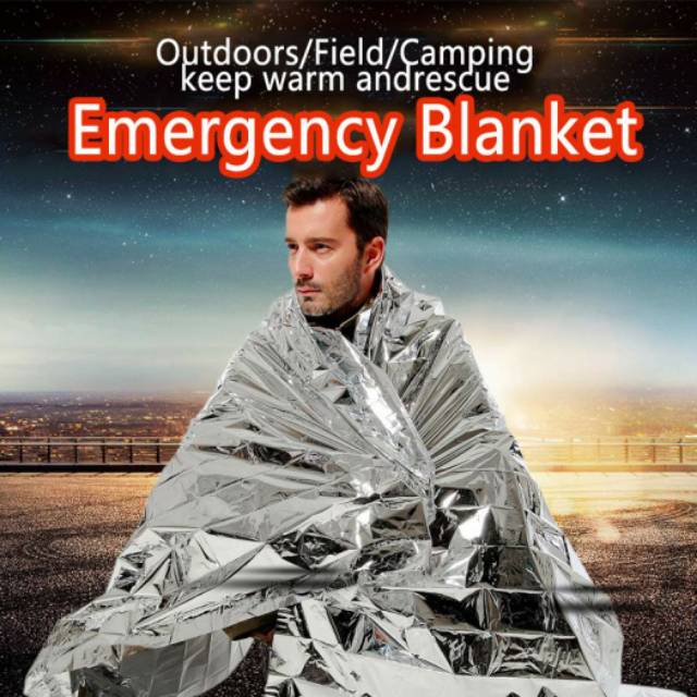 Thermal Blanket Selimut darurat Selimut hipotermia Emergency Blanket 130x210cm