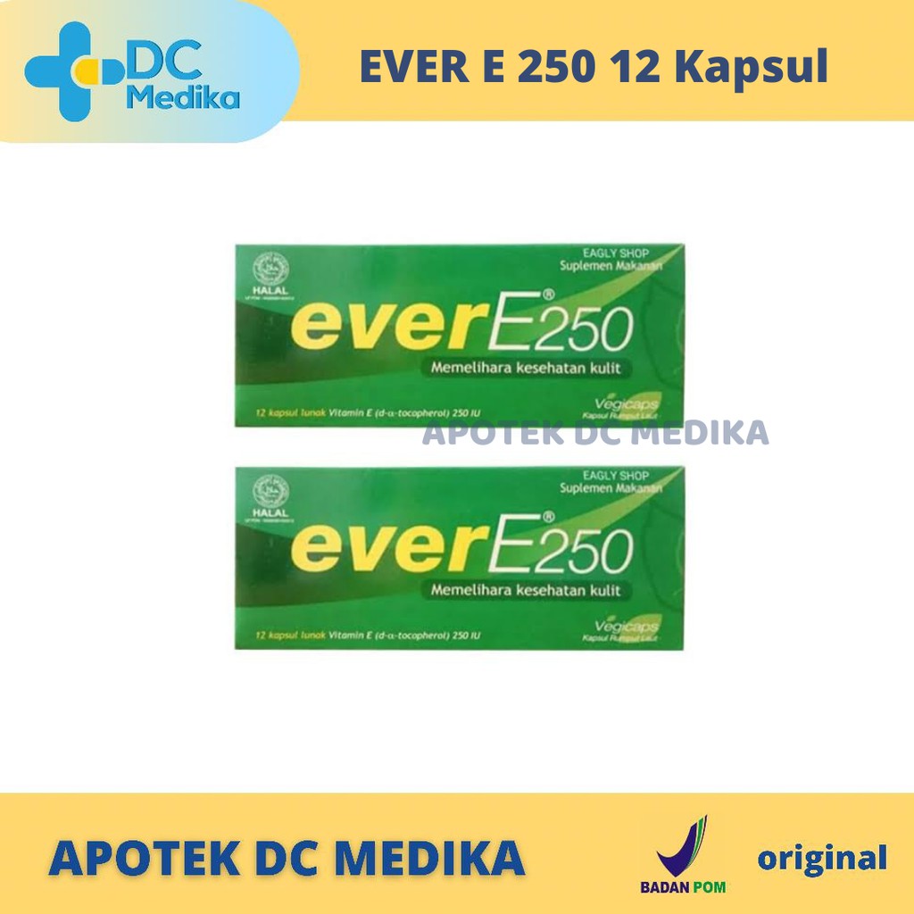 EVER E 250 ISI 12 KAPSUL / VITAMIN E