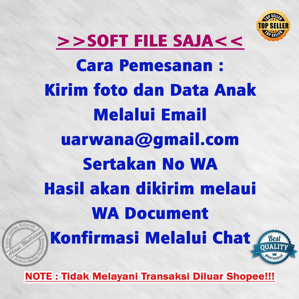 Abani Store Custom Biodata Bayi Edit Foto Kelahiran Anak Bio Baby Desain Menarik Soft File Saja-3