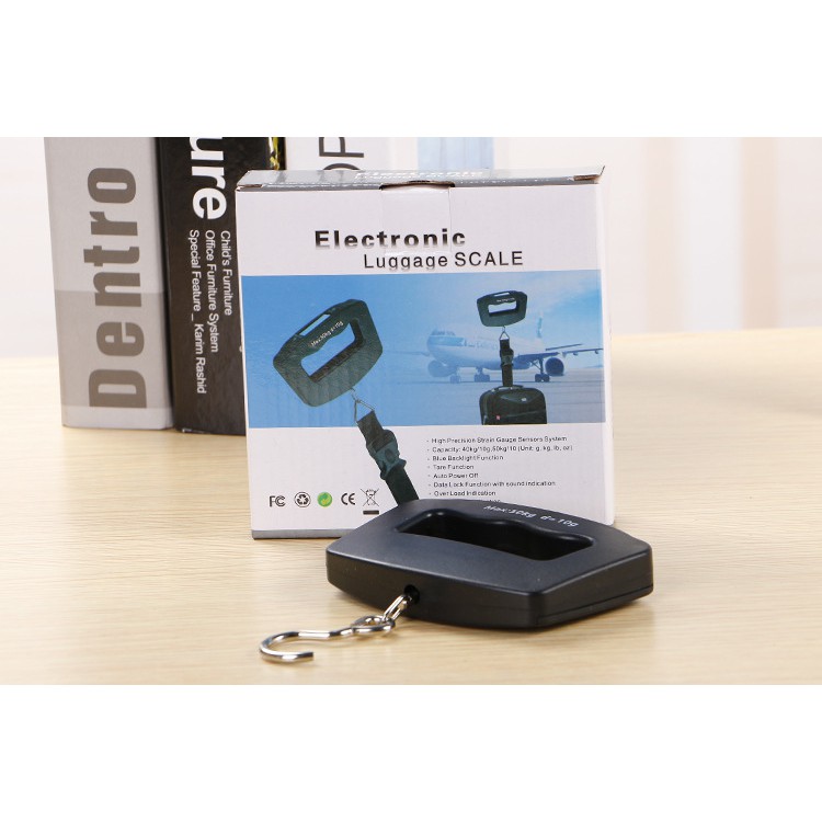 Timbangan Gantung Digital Scale LCD 50kg /10g Hook Pocket Scale