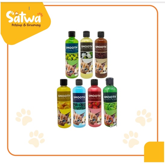 shampoo kucing anjing 250ml shampoo smooth wangi dan steril