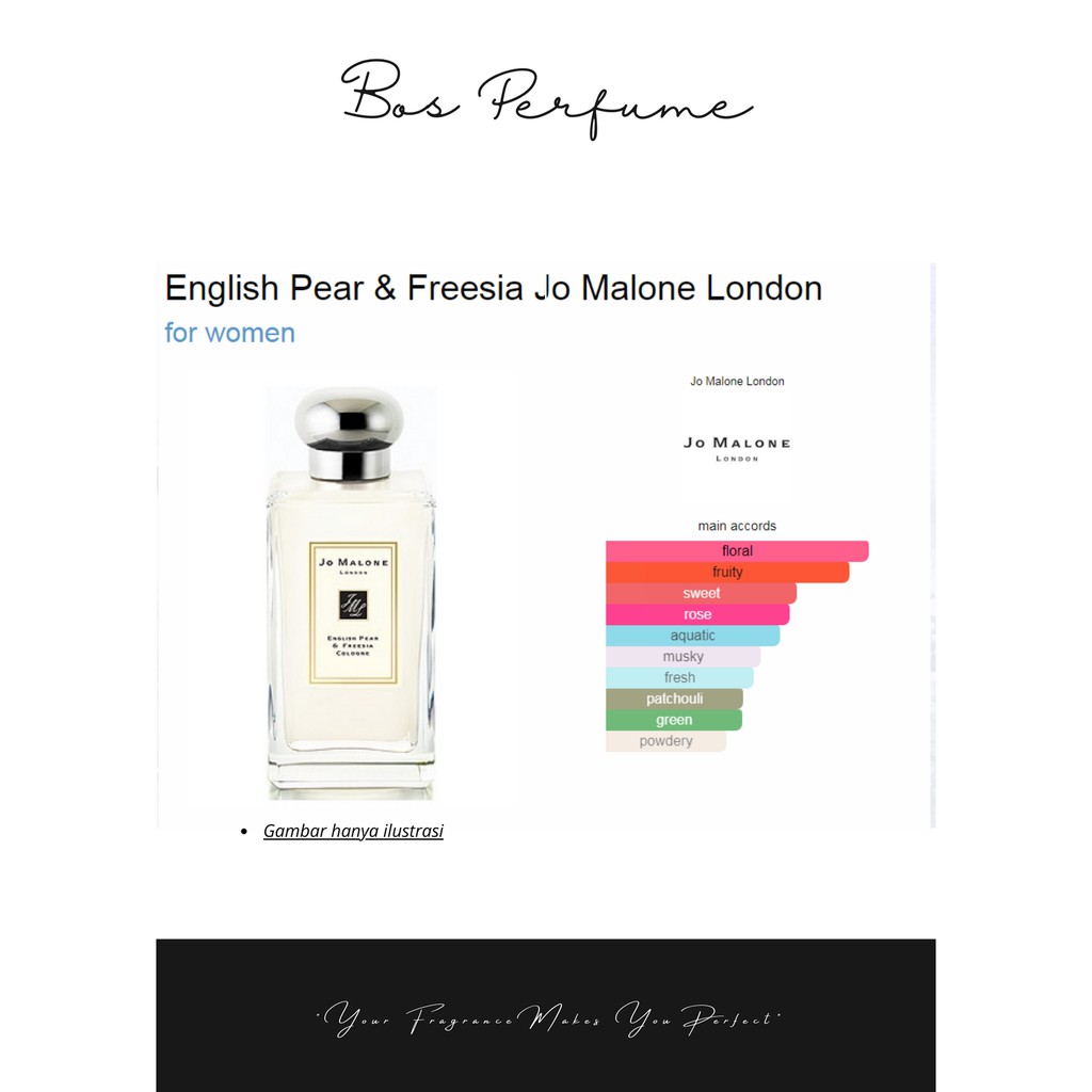 PARFUM BIBIT PRIA/WANITA JO MALONE ENGLISH PEAR