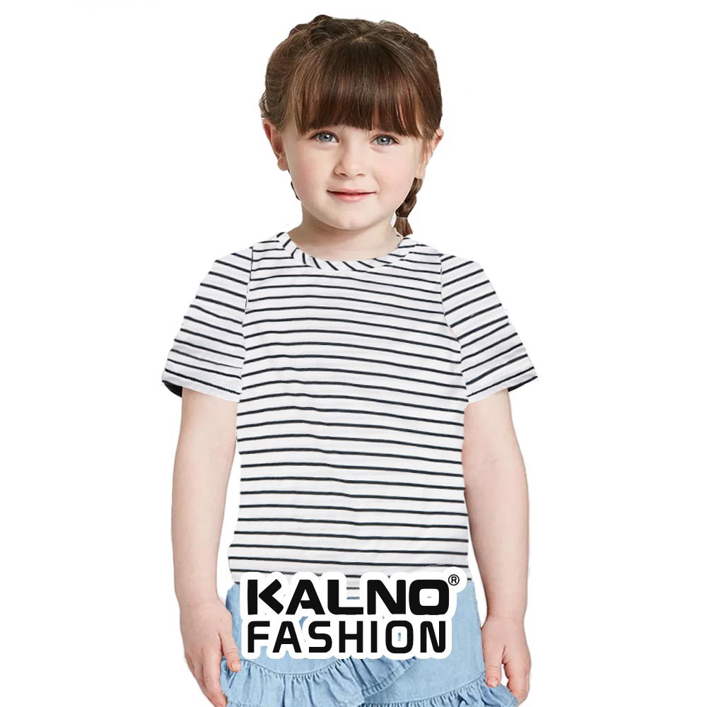 baju anak perempuan salur terusan polos - Anak perempuan Umur 1 -  7 Tahun Ukuran S M L XL