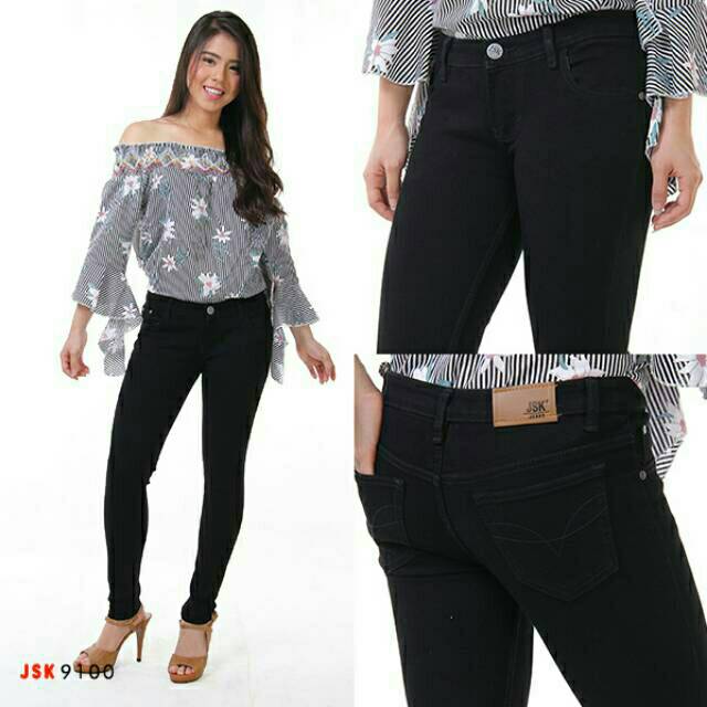 (SIZE 27 SAMPAI 42)CELANA PANJANG SKINNY JEANS WANITA TRENDY & MODIS DENIM BIG SIZE PRODUK JSK