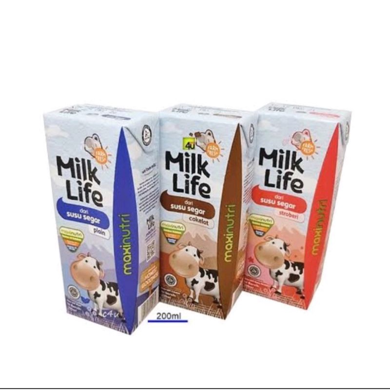 

Milk life uht 200ml all varian