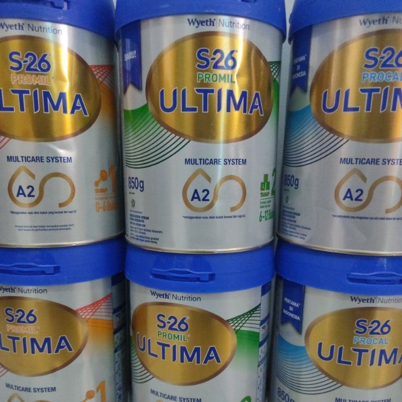 S26 promil ultima A2 tahap 1 &amp; 2 &amp; 3 850gr