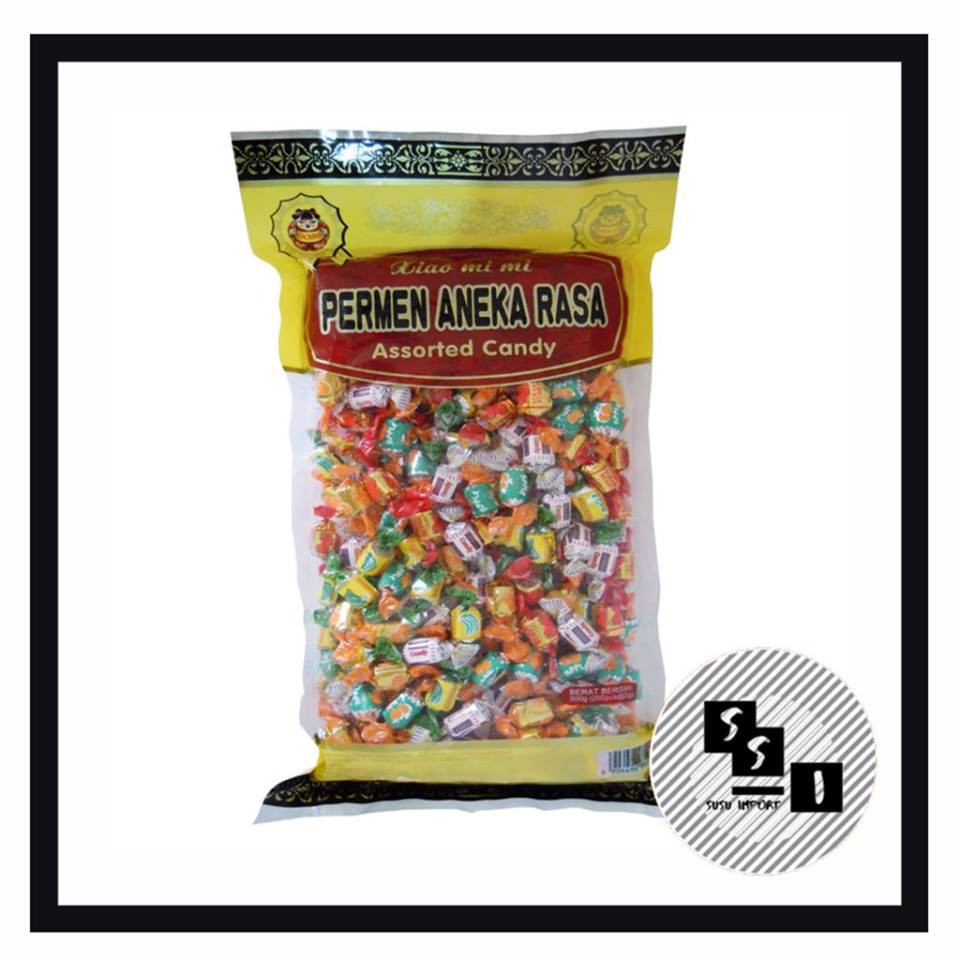 

Xiao MiMi Candy/ assorted Candy/ Permen aneka rasa buah 500grm