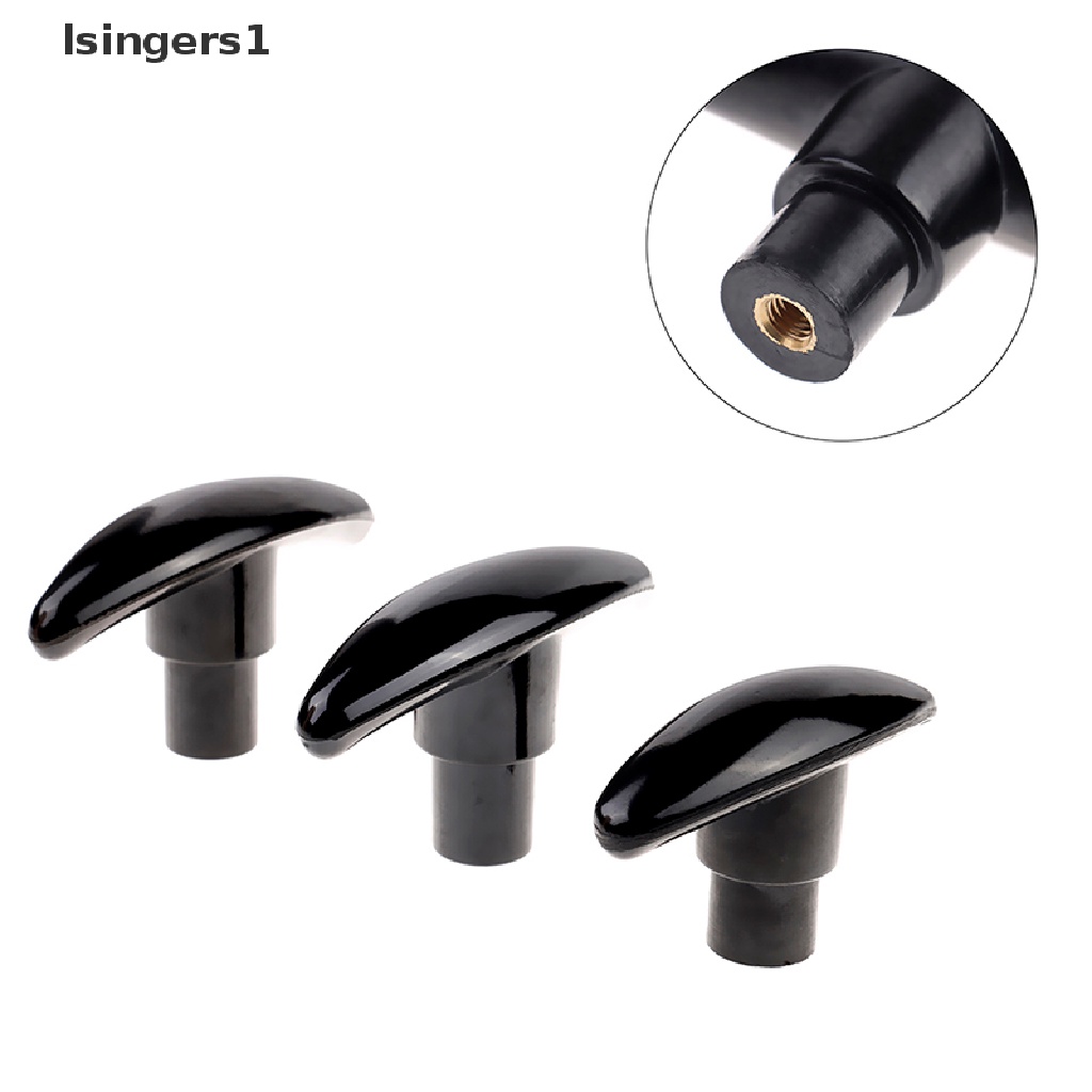 (lsingers1) Knob clamping nuts female Tipe T M6 / M8 / M10 Bahan Plastik Warna Hitam