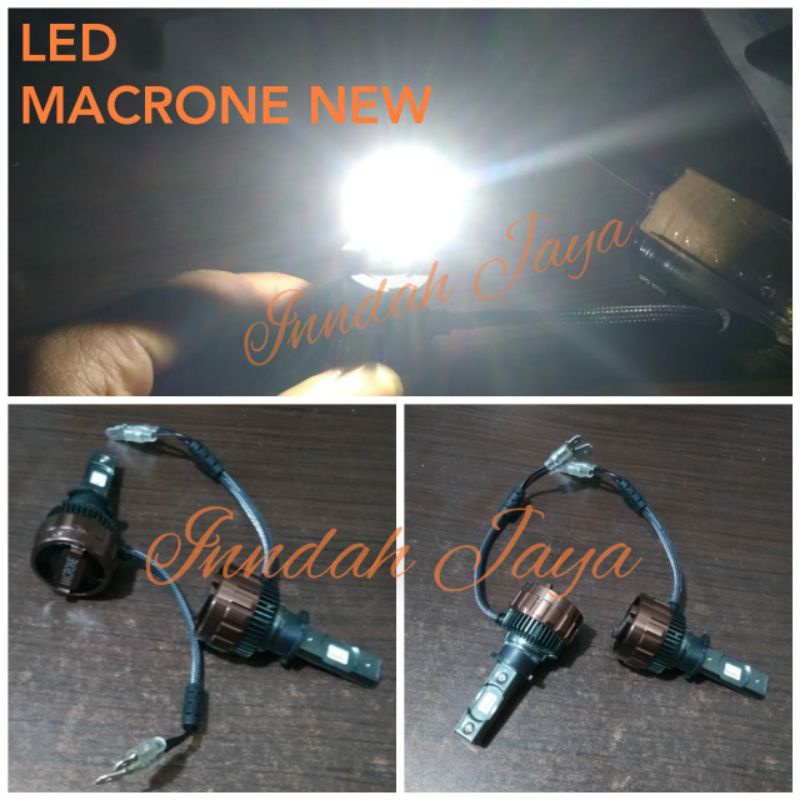 Lampu Led H3 H4 HB3 HB4 H11 Macrone New / Lampu Utama Dan Lampu Foglamp