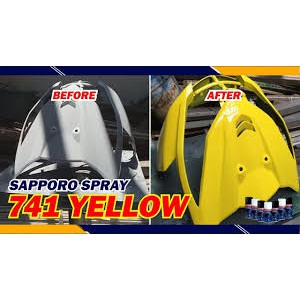 CAT SEMPROT  YELLOW 741 KUNING Sapporo Spray Pylox Pilox 300 M