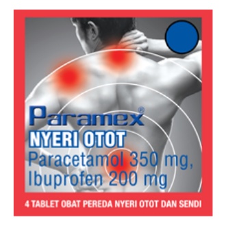 Paramex Tablet Strip Obat Sakit | Flu Batuk PE | Nyeri Otot Kepala Parameks Paracetamol Konimex