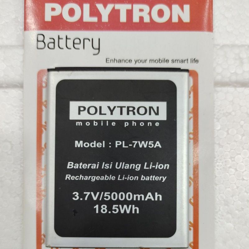 Baterai battery batrai batre Polytron 7W5A original