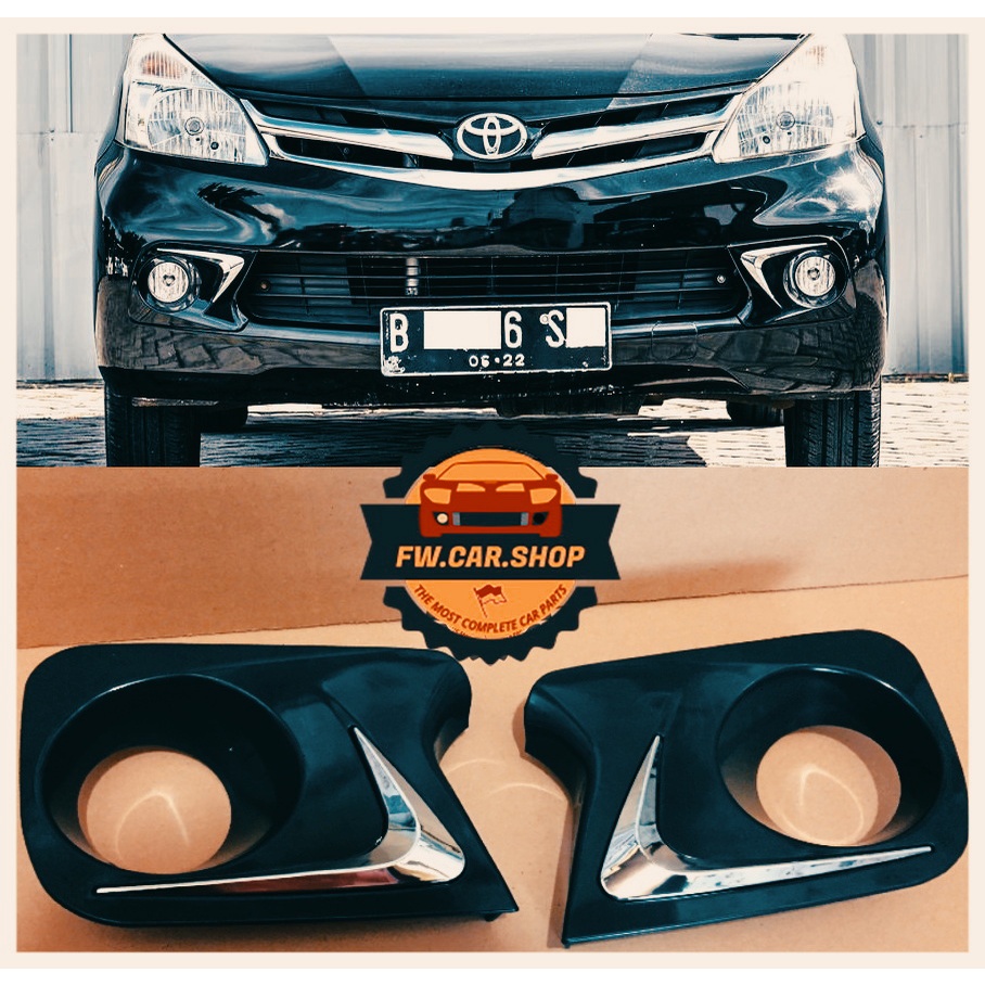 RING FOGLAMP COVER FOGLAMP ALL NEW AVANZA XENIA 2012 - 2014 ORIGINAL