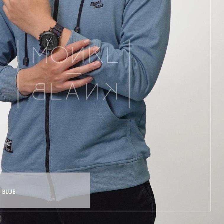 ✭ SWEATER HOODIE BERESLETING MEREK MONKL BLANK BAHAN BABY TERRY HANGAT, LEMBUT TIDAK BERBULU MB-07 ▲