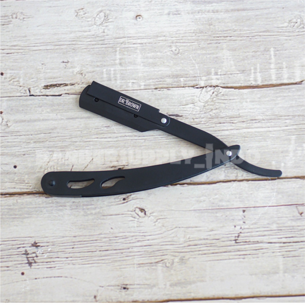 Razor Pisau Cukur Pisau Shaving Stainless Premium Silet Cukur Hitam