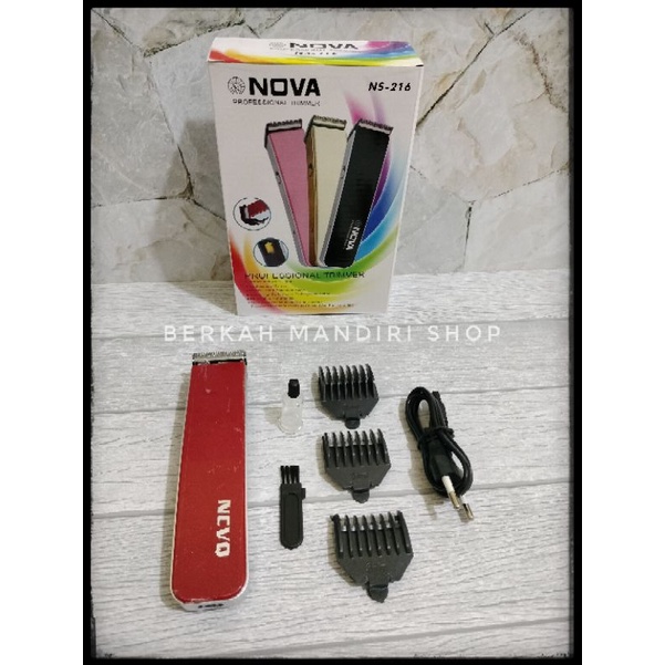 Alat Cukur Rambut Nova NS-216 New NCVQ // Cukuran Jenggot // Kumis