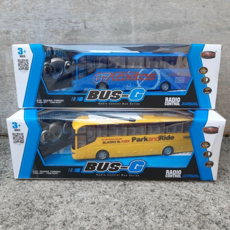 RC CAR BUS BATRE CAS EDUKATIF - MAINAN MOBIL BIS REMOTE CONTROL ANAK
