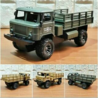  Mainan  anak  mobil  rc remote control truck military 1 16 