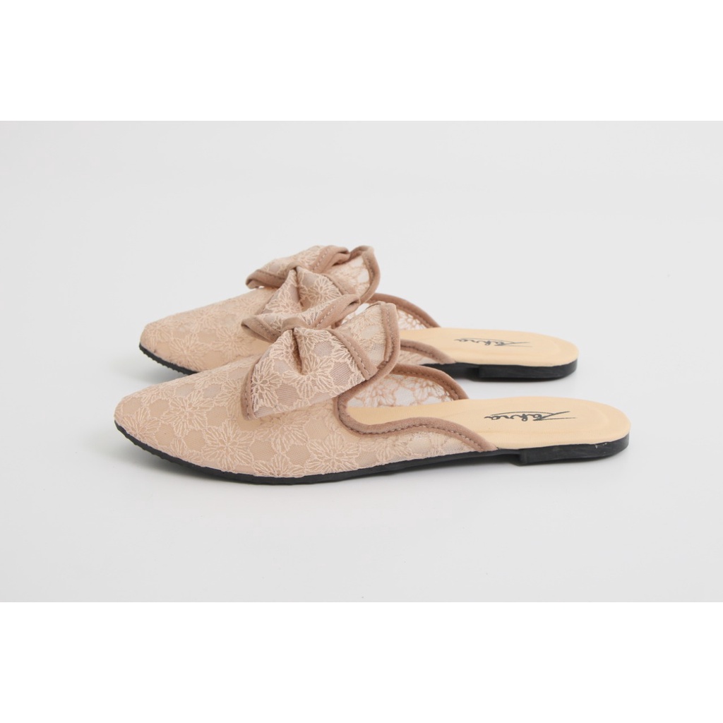 Arlaine- Ester selop wanita / sandal slop wanita / sandal brukat / sandal slop pita