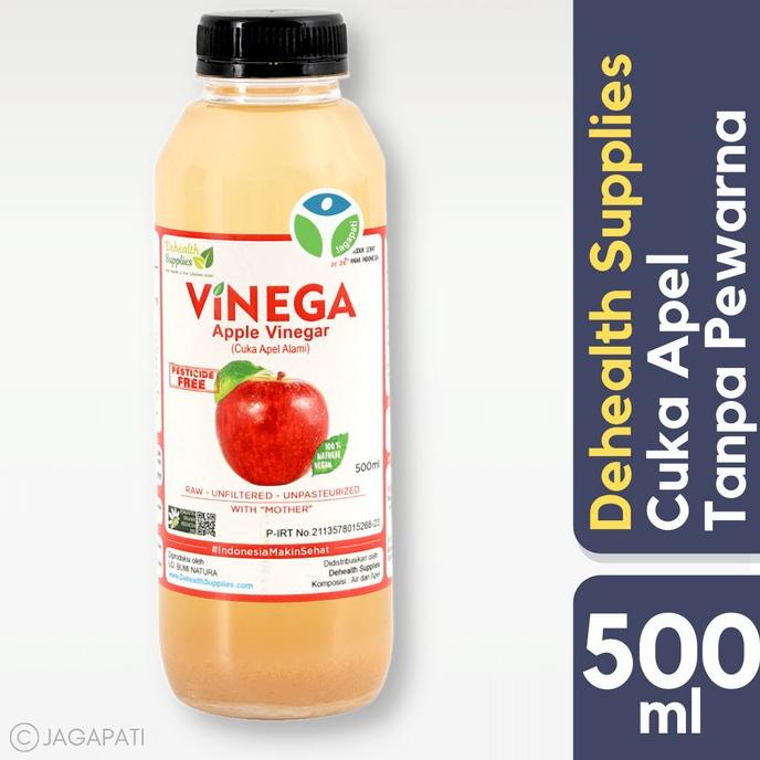 

Dehealth Supplies - Vinega Apple Vinegar - Cuka Apel Murni 500ml
