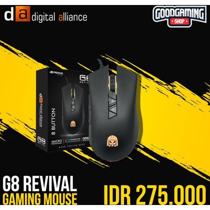 Digital Alliance G8 - Gaming Mouse _Paling diminati