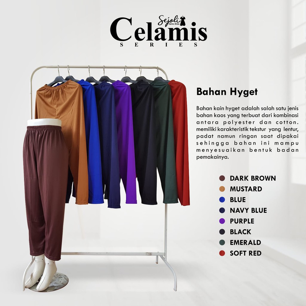 Celana daleman gamis celamis SEJOLI inner leging L XL XXL ecer grosir murah