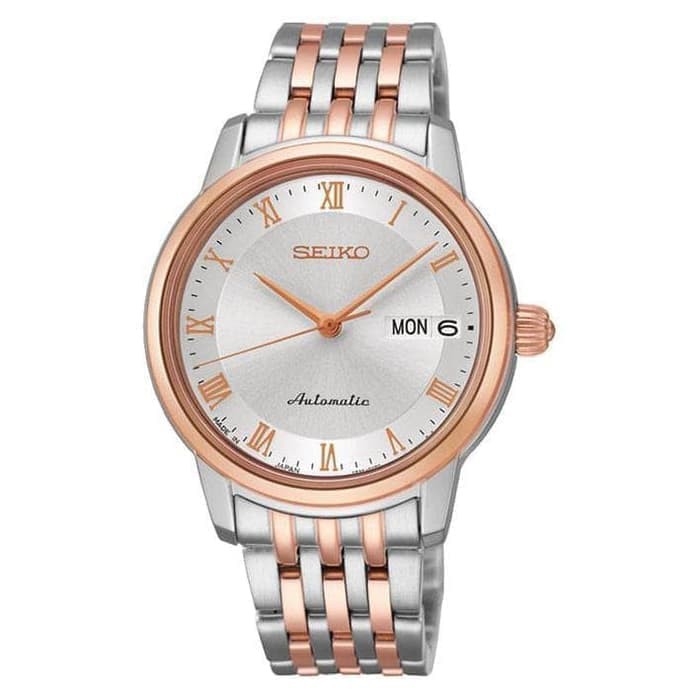 Seiko Presage SRP882J1 Ladies Automatic Sapphire Crystal Silver Rosegold