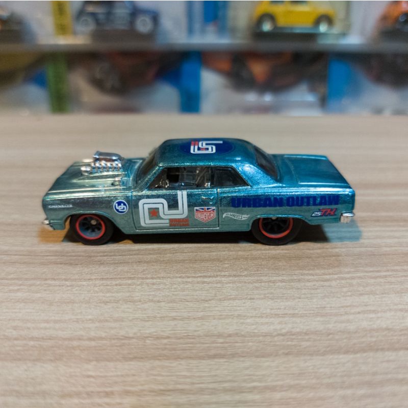 HOT WHEELS 64 CHEVELLE LOOSE - SUPER TREASURE HUNT - THS - STH