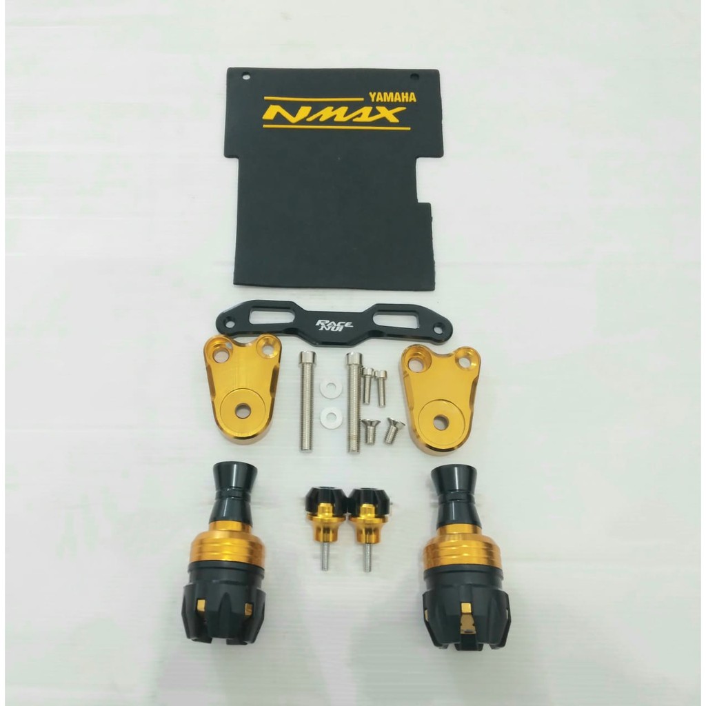 [PROMO] PAKET SLIDER JALU KNALPOT NMAX PLUS JALU SPAKBOR KNALPOT NMAX PLUS MUDFLAP NMAX POLOS