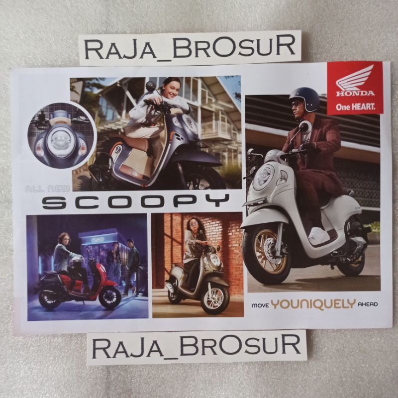 Poster brosur Honda All New Scoopy 2020