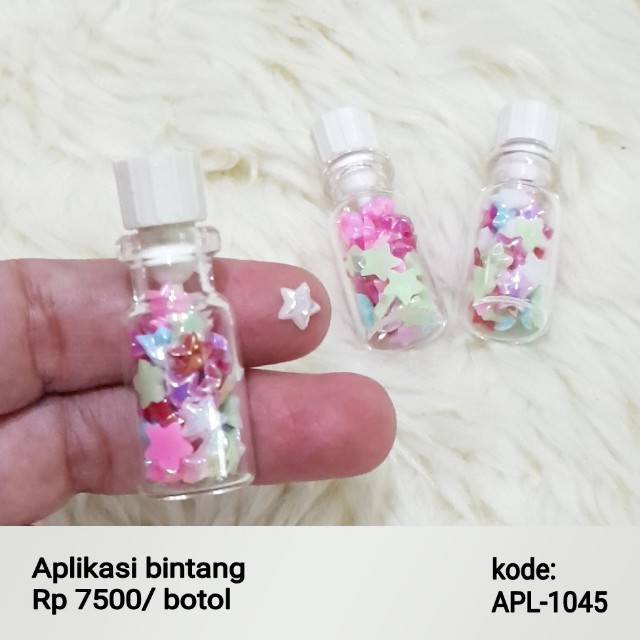 Aplikasi Bintang 6mm Termasuk Botol