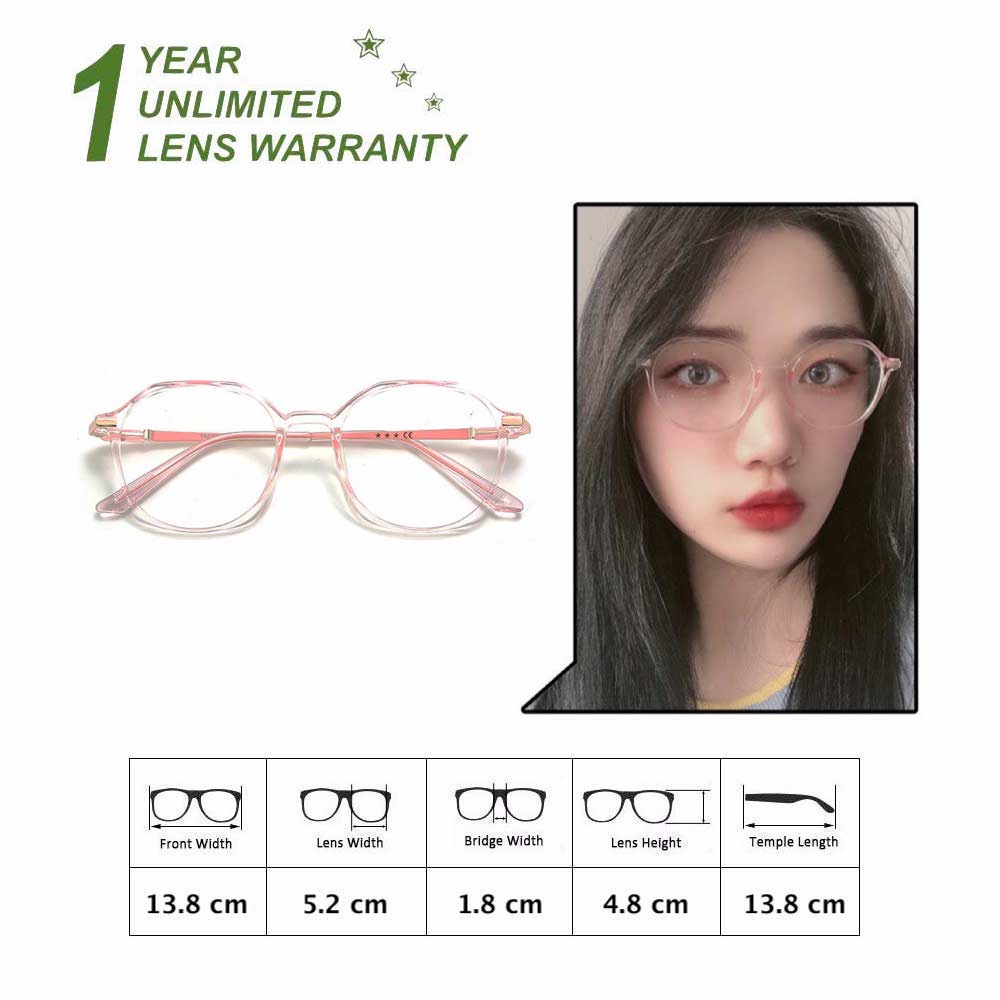 Kacamata Anti Radiasi Blue Ray Lens (Design Korea) Pria dan Wanita - HM675 ( Group ) FREE Kotak