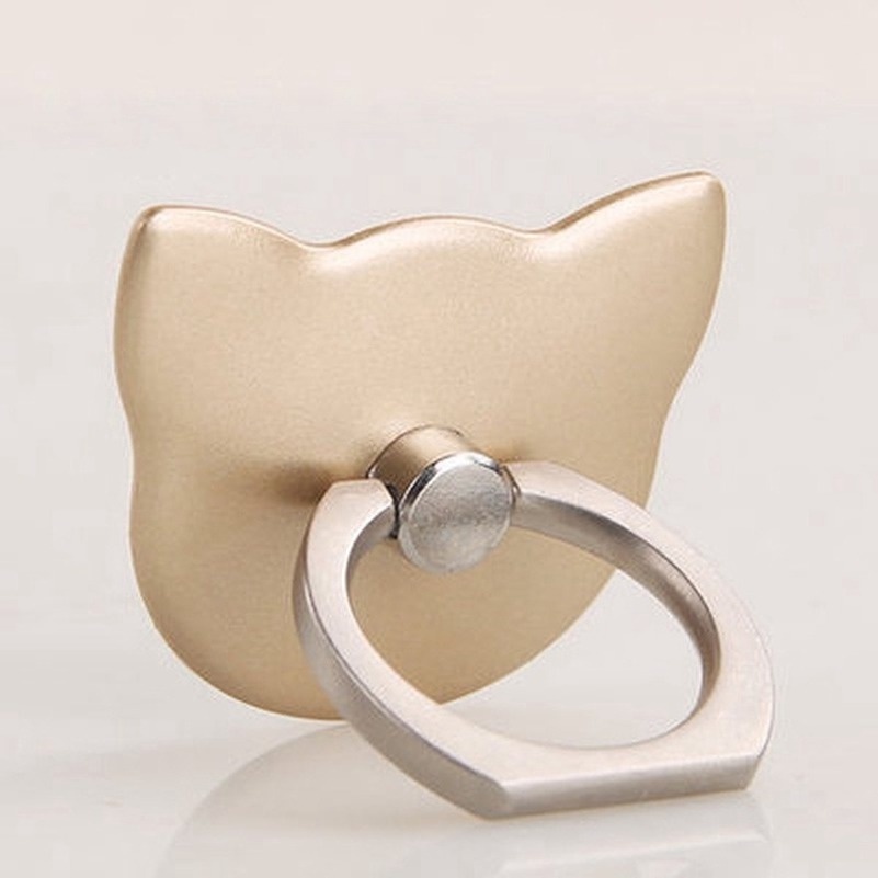 Cat Ring Holder 360° Bracket Finger Ring Holder Ring Standing Iring Stand Hp Ring Stent Handphone Bahan Fiber Ring For Mobile Phone Case Tablet Stand Holder  Smartphone