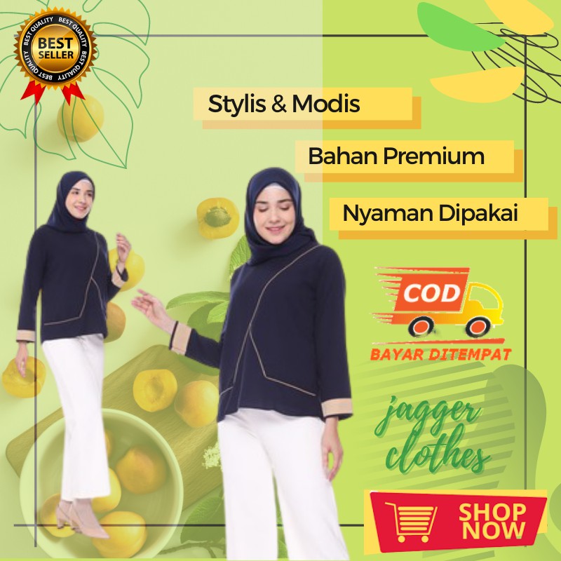 Baju Atasan /Pakaian Niki Blouse /Bluse Muslim Wanita Terbaru