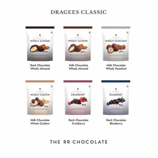 

The RR Chocolate Dark Chocolate Whole Almond, Blueberry dan Cranberry