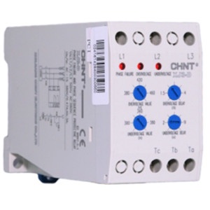 Phase Failure Relay Chint XJ3-D Chint Xj3D 380V AC Over Under Voltage