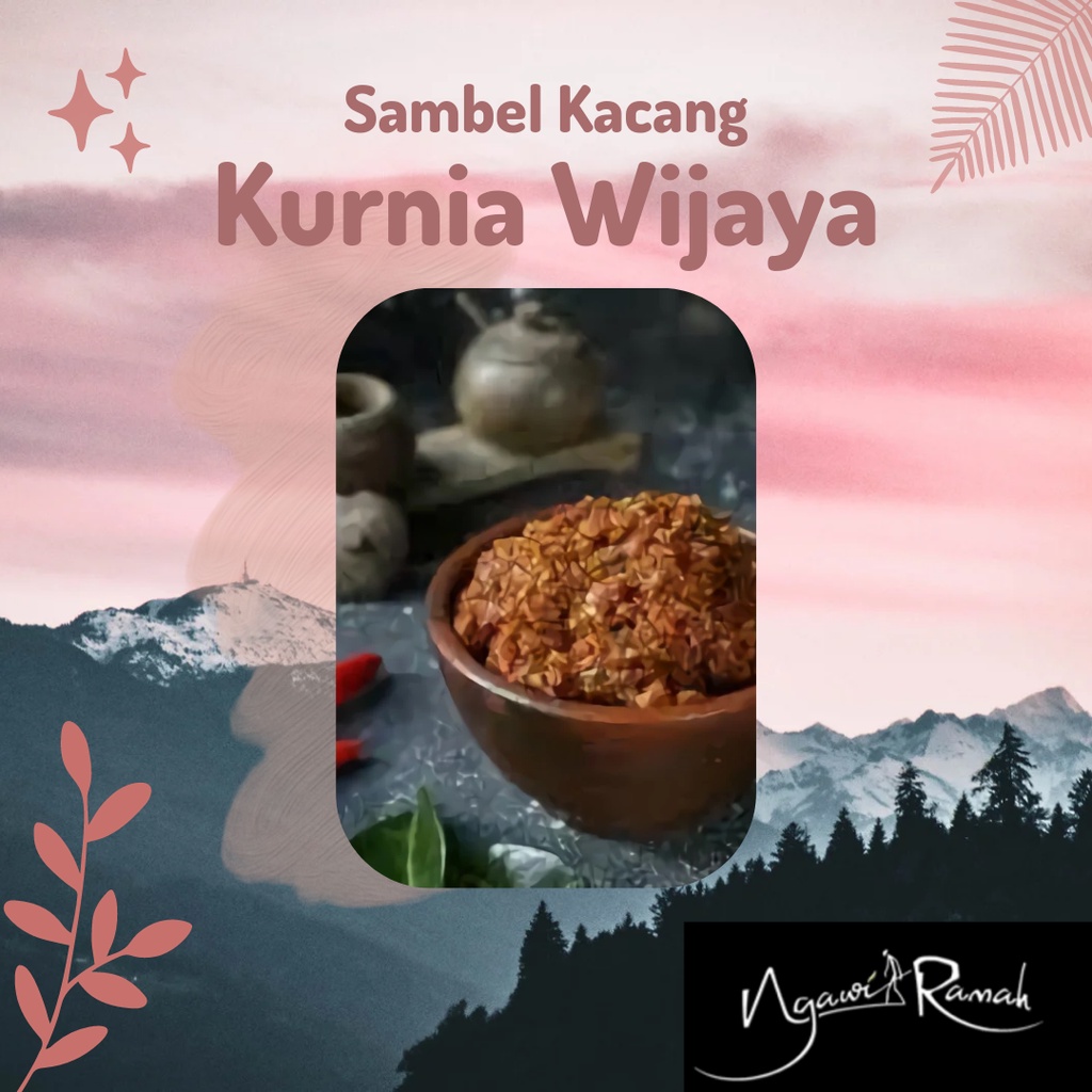 

Sambel Pecel Kacang Sangrai Kurnia Wijaya Khas Ngawi 1000 gram 1 kg HALAL 100%