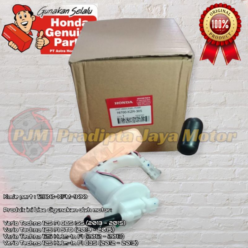 FUEL PUMP POMPA INJEKSI VARIO 125 LAMA 2012-2014 ORI ORIGINAL AHM - 16700KZR305